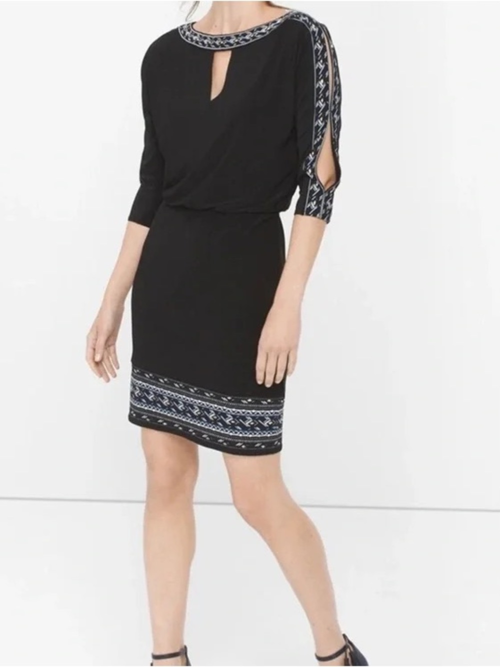 White House Black Market Cold Shoulder Dress